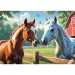 Pferde auf der Lichtung 200-Teile-Puzzle – Trefl