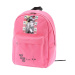 Pink gepolsterter Schulrucksack mit Taylor-Swift-Motiv, 39x17x44 cm
