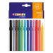 PlayBox: 12er-Set Filzstifte 1mm
