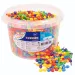 PlayBox: Bunter Mosaik-Steckspiel 2700-teiliges Set im Eimer 1cm