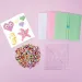 PlayBox: Kreatives Set zur Herstellung von Bügelperlenbildern - Einhorn