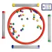 Pogooo, das Gesellschaftsspiel mit den flitzenden Kugeln – Noris