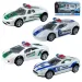 Polizeiautos: Metallsatz von Polizeiautos in verschiedenen Varianten 1/50 1 Stück