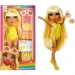 Rainbow High: Modische Anzieh-Puppe Sunny für den Strand mit Sonnenoutfit