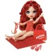 Rainbow High: Modische Strand-Sonnenbade-Puppe Ruby zum Anziehen