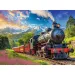Reise zwischen den Bergen mit dem Zug 1000-teilige Puzzle – Trefl