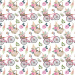 Rosa Geschenkpapier mit Fahrradmuster 100 x 70 cm