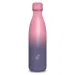 Rosa-lila doppelwandige Metallflasche 500ml