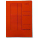Rote Mappe mit Schnurverschluss, A4, 230 g/m²