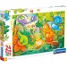 Spielende Dinos 24-tlg. Maxi Supercolor Puzzle - Clementoni