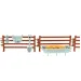 Spielset mit braunem Pferd und Reiter