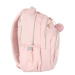 Spirit: Abgerundete Schultasche/Rucksack mit Herzchen, 3 Fächer, 31 x 21 x 46 cm