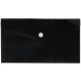 Spirit: Schwarze Dokumentenmappe mit Druckknopfverschluss, 235 x 115 mm