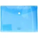 Spirit: Transparente blaue Dokumentenmappe in A5-Größe