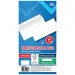 Spirit: Weißer Fensterumschlag LA/4 11x23cm 50 Stück-Packung