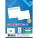 Spirit: Weißer Umschlag C5 22,9x16,2cm 25er-Pack