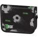 St.Right Pixel Fußbälle Fußball aufklappbares Federmäppchen PC03 20,5x14x3,5cm