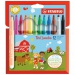 Stabilo: Trio Jumbo, 12er-Set bunter Filzstifte