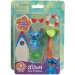 Stitch-Spielzeugfigur mit Surfbrett und Palme