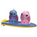 Stitch und Angel Badespielzeug mit Surfbrett - Clementoni baby
