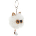 Tasche mit Pompon-Augen - weiß
