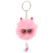 Tasche mit Pomponaugen - rosa