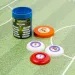 Tischfußballfeld-Set 90×55 cm mit Aufbewahrungsbox und Mannschaften
