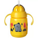 Tommee Tippee: Superstar Gelber Trainingsbecher mit Trinkhalm, 300 ml