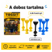 Tossit Starter-Pack Darts-Spiel mit blau-gelben Silikon-Saugnäpfen