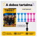 Tossit Starter Pack rosa-blaues Silikon-Saugnapf-Darts-Spiel