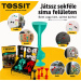 Tossit Starter Pack rot-türkises Silikon-Darts-Spiel mit Saugnäpfen