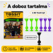 Tossit Starterpaket – lila-grünes Silikon-Darts-Spiel mit Saugnäpfen