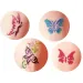 TyToo: Schablonenset für Glitzertattoos Schmetterlinge, 23 Stück