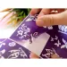 TyToo: Schablonenset für Glitzertattoos Schmetterlinge, 23 Stück