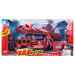 Feuerwehrauto und Hubschrauber mit Licht, Ton und Figuren
