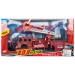 Feuerwehrauto und Hubschrauber mit Licht, Ton und Figuren