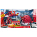 Feuerwehrauto und Hubschrauber mit Licht, Ton und Figuren
