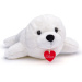 Shila, das weiße Plüsch-Robbenbaby 35cm - Lumpin